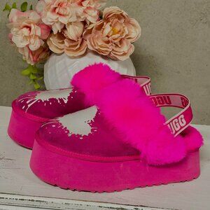 UGG Funkette Valentine Graphics Slingback Slippers